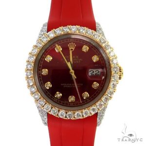 18K Yellow Gold & Stainless Steel Rolex DateJust Watch ...