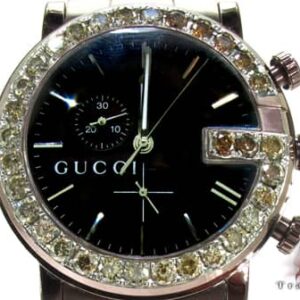 Brown Gucci 101G Chrono Watch YA101341 19207