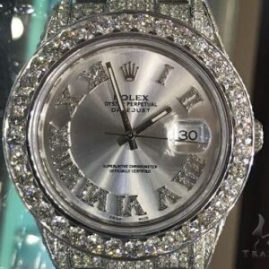 DateJust Oyster Perpetual Diamond Rolex Watch 41mm Stai...