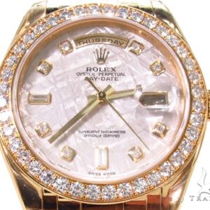 Diamond Rolex Day-Date Masterpiece 18K Gold Watch 36603