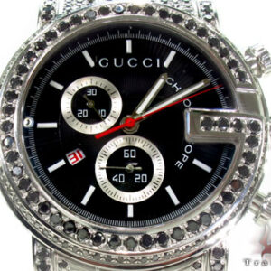 Gucci G-Chrono Black Diamond Watch YA101309 33434