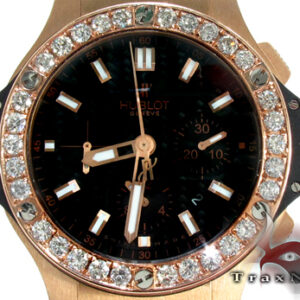 Hublot Classic Fusion Rose Gold Diamonds Watch 27910
