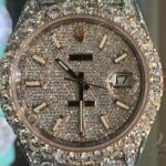 New Model Fully Iced Rolex Datejust 41mm Steel and 18K ...