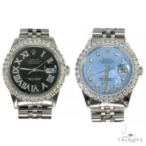 Rolex DateJust 36mm Diamond Bezel Watch 66511