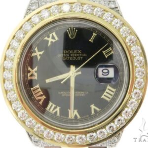 Rolex Datejust 18K Yellow Gold and Steel Oyster Perpetu...