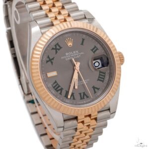 Rolex Datejust 41mm 126331 Wimbledon Rose Gold Jubilee ...