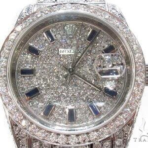 Rolex Datejust II Steel Diamond Watch 35359