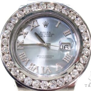 Rolex Datejust II Steel Diamond Watch 36725
