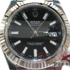 Rolex Datejust II White Gold and Steel 116334 27792