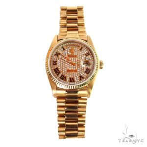 Rolex Day-Date18038 36mm 18k Yellow Gold Diamond Dial 6...