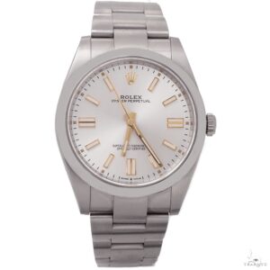 Rolex Oyster Perpetual 41mm 124300 Silver Stick Dial Oy...