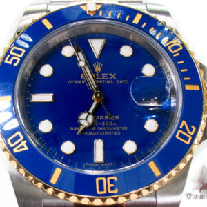 Rolex Submariner Gold and Steel 116613 blu 28691