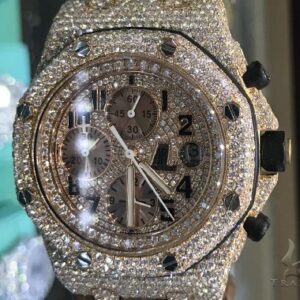 Rose Gold  Audemars Piguet Royal Oak Offshore Diamond W...