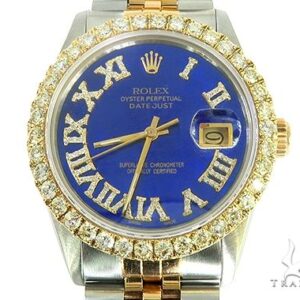 Two Tone Diamond DateJust 36mm Rolex Watch 65814