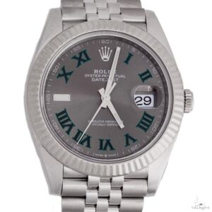 Rolex Datejust 41mm 126334 Wimbledon Dial Jubilee Brace...